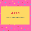 Azza Name Meaning Young Female Gazelle