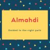 Almahdi Name Meaning Guided to the right path