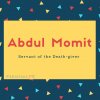 Abdul Momit