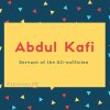 Abdul Kafi