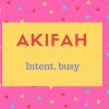 Akifah Name Meaning Intent, busy.jpg