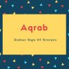 Aqrab Name Meaning Zodiac Sign Of Scorpio