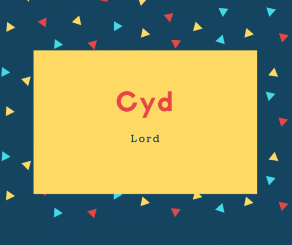 Cyd Name Meaning Lord