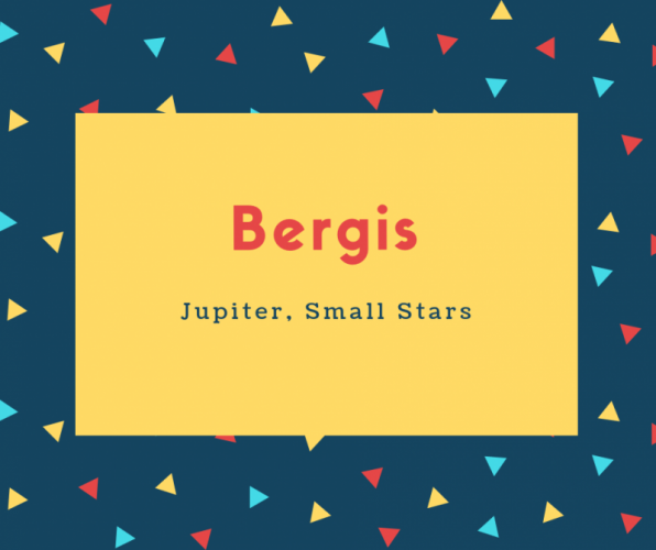 Bergis Name Meaning Jupiter, Small Stars