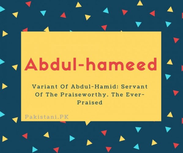 Abdul-hameed