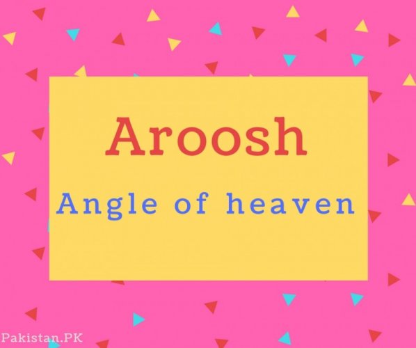 Aroosh name Meaning Angle of heaven.