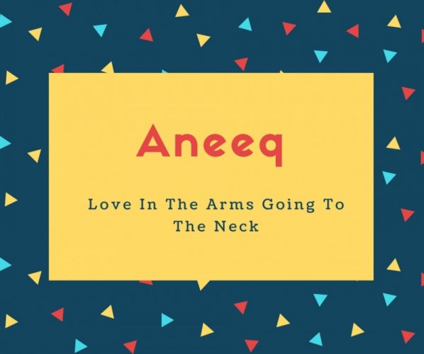Aneeq Name Meaning Love In The Arms Going To The Neck