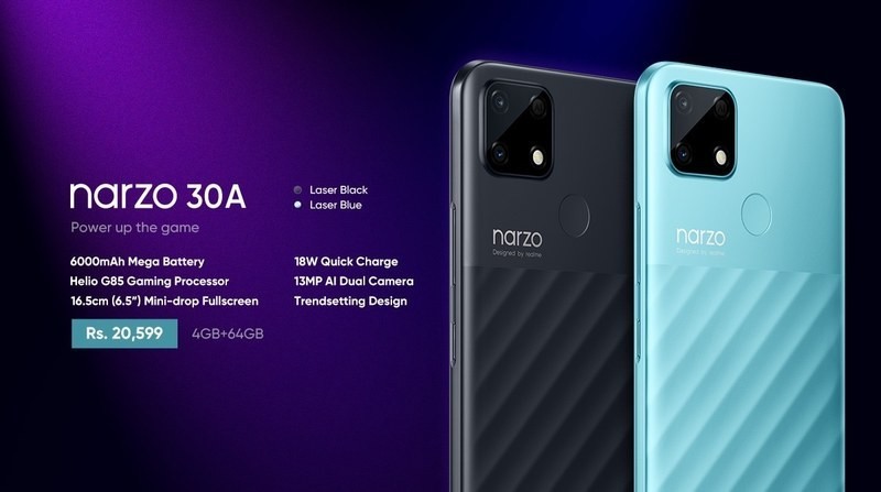 Realme Narzo 30A - Price, Specs, Review, Comparison