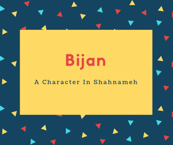 Bijan Name Meaning A Character In Shahnameh