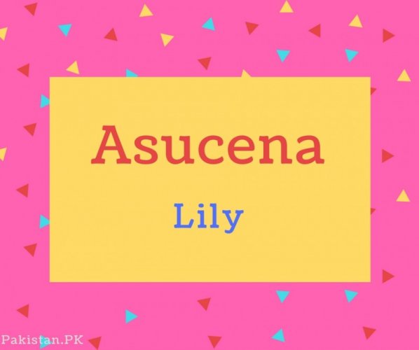 Asucena name Meaning Lily.