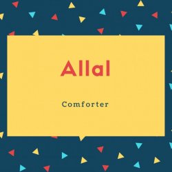Allal Name Meaning Comforter