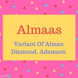 Almaas Name Meaning In Variant Of Almas- Diamond, Adamant.