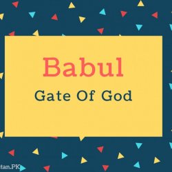 Babul Name Meaning In Gate Of God