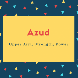 Azud Name Meaning Upper Arm, Strength, Power