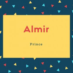 Almir Name Meaning Prince