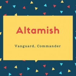 Altamish Name Meaning Vanguard, Commander