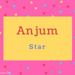 Anjum Name Meaning Star.