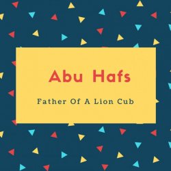 Abu Hafs Name Meaning Father Of A Lion Cub