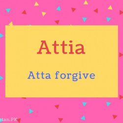 Attia name Meaning Atta forgive.