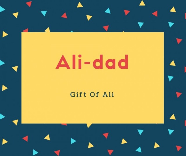 Ali-dad