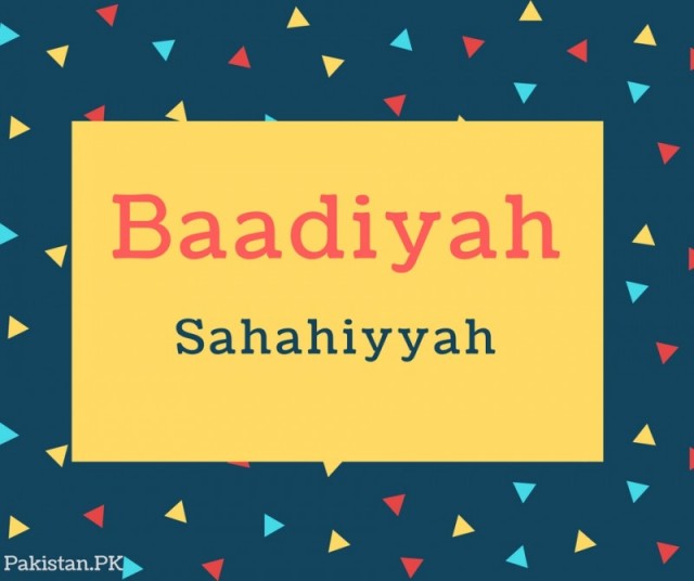 Baadiyah