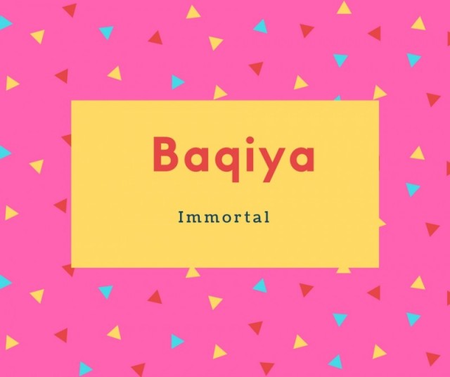 Baqiya