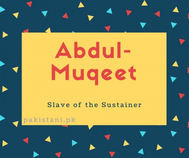 Abdul Muqeet