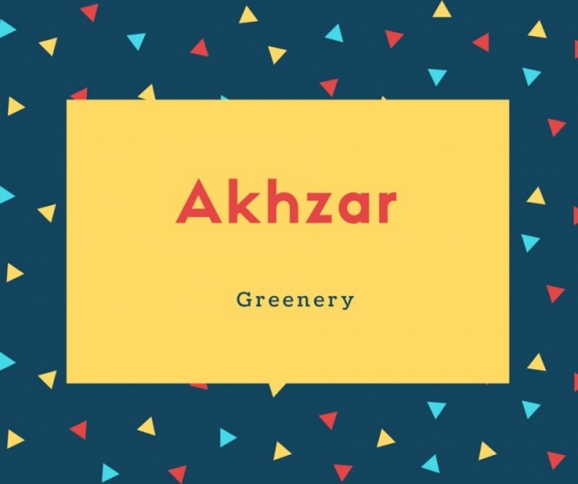 Akhzar