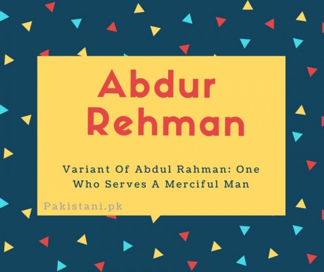 Abdur-rehman