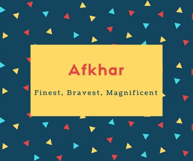 Afkhar