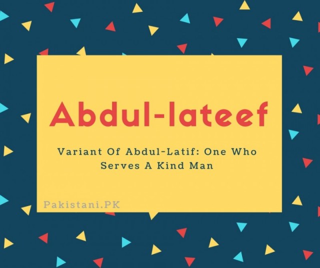 Abdul-lateef