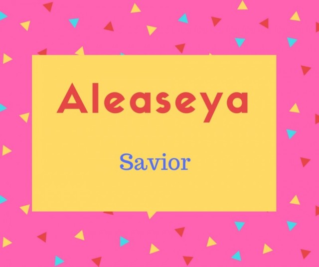 Aleaseya