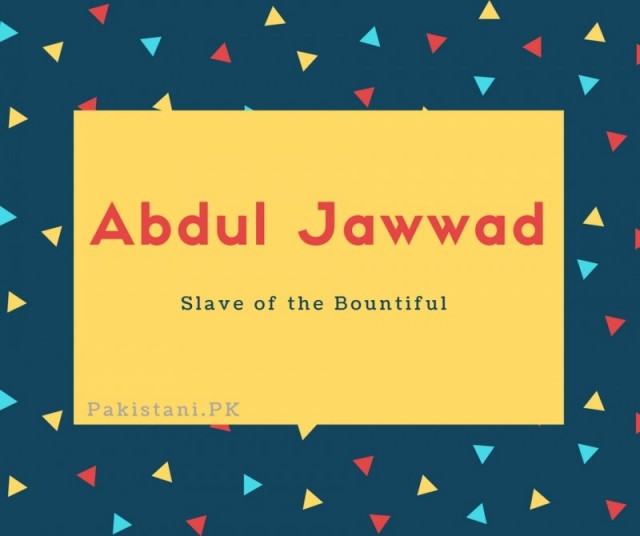 Abdul Jawwad