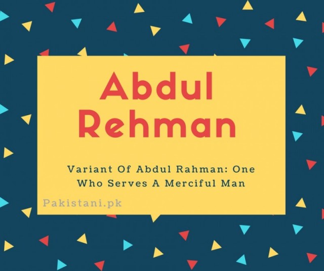Abdul-rehman