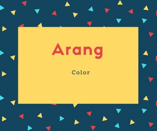 Arang