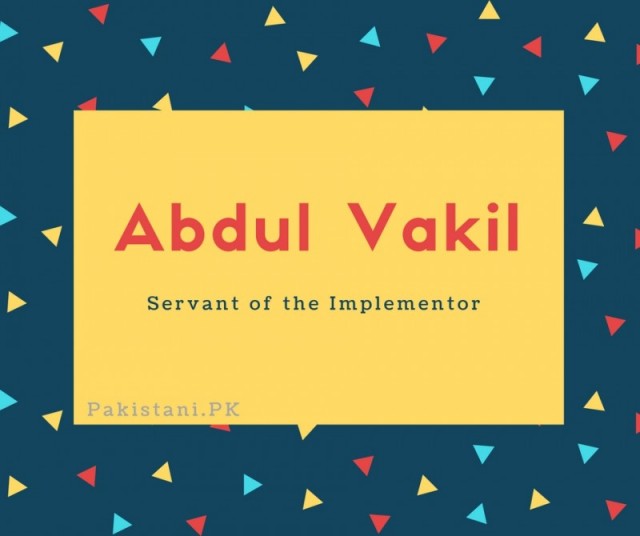 Abdul Vakil