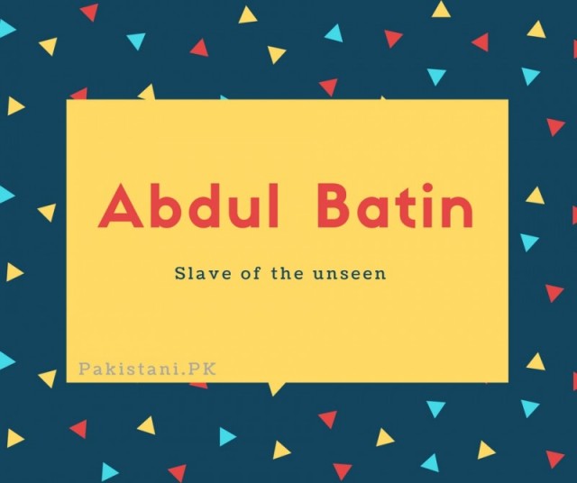 Abdul Batin