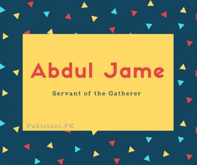 Abdul Jame
