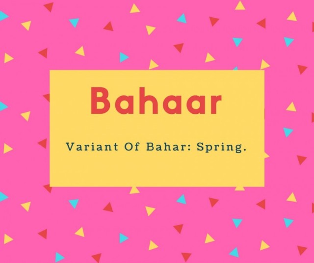 Bahaar