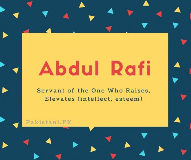Abdul Rafi