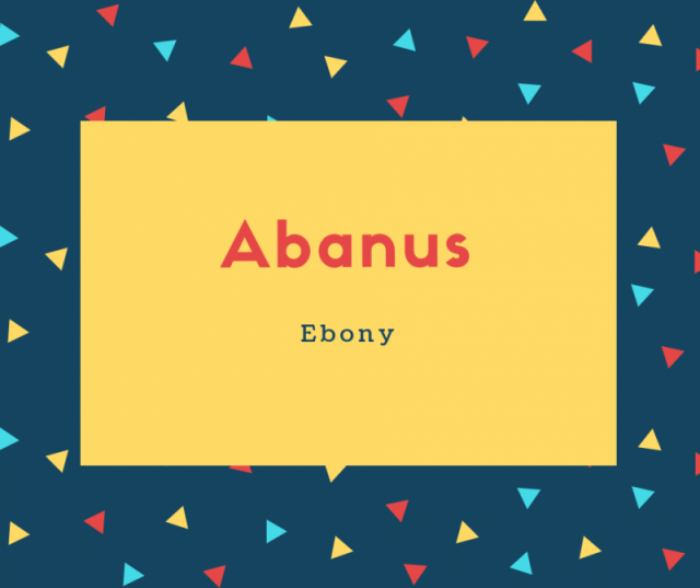 Abanus