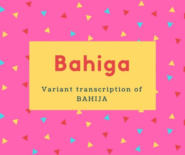 Bahiga