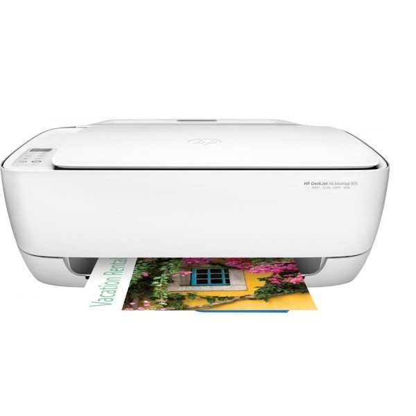 HP DeskJet Ink Advantage 3636 All-in-One Printer (White)