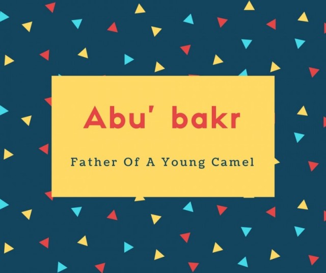 Abu' bakr