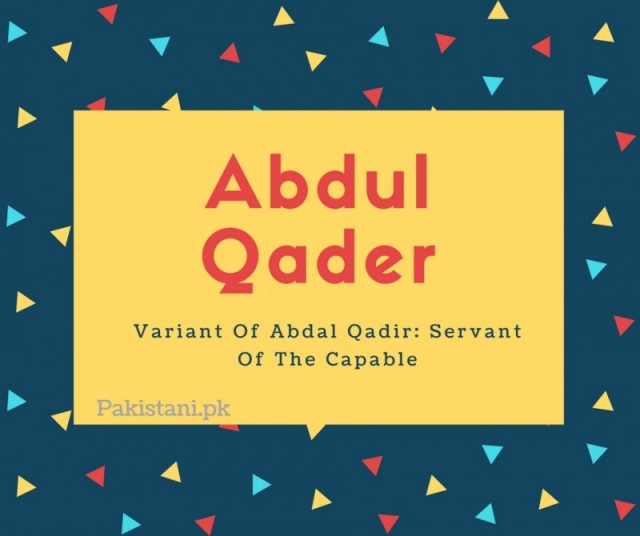 Abdul-qader