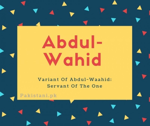 Abdul-wahid