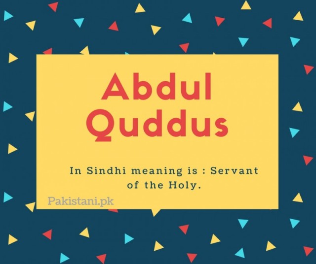 Abdul-quddus