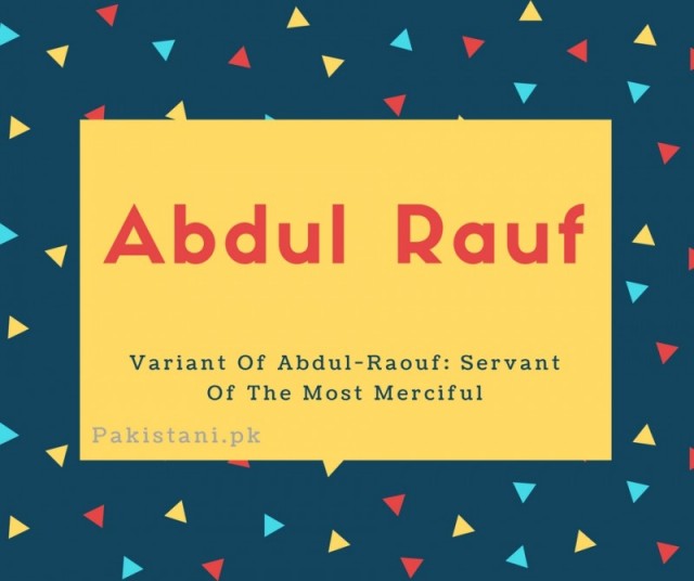 Abdul-rauf