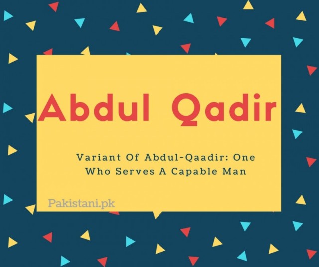 Abdul-qadir