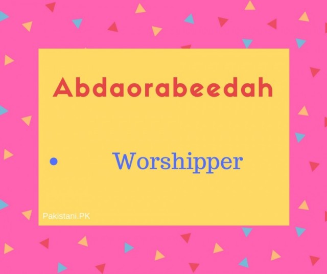 Abdaorabeedah